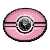 Inter Miami CF: Oval Slimline Lighted Wall Sign, FNB-MSMIAM-140-01A