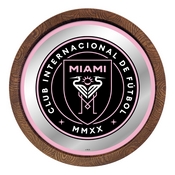 Inter Miami CF: Barrel Top Framed Mirror Mirrored Wall Sign, FNB-MSMIAM-245-01A