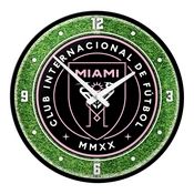 Inter Miami CF: Pitch - Modern Disc Wall Clock, MSMIAM-510-02