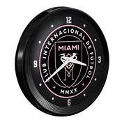 Inter Miami CF: Ribbed Frame Wall Clock, MSMIAM-530-01