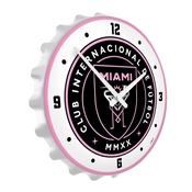 Inter Miami CF: Bottle Cap Lighted Wall Clock, MSMIAM-545-01