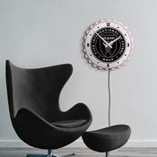 Inter Miami CF: Bottle Cap Lighted Wall Clock, MSMIAM-545-01