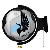 Minnesota United FC: Soccer Ball - Original Round Rotating Lighted Wall Sign, MSMINN-115-51