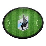 Minnesota United FC: Pitch - Oval Slimline Lighted Wall Sign, MSMINN-140-03
