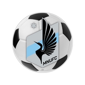 Minnesota United FC: Soccer Ball - Edge Glow Lighted Wall Sign, MSMINN-150-51