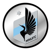 Minnesota United FC: Modern Disc Mirrored Wall Sign, MSMINN-235-01