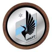 Minnesota United FC: Barrel Top Framed Mirror Mirrored Wall Sign, FNB-MSMINN-245-01A