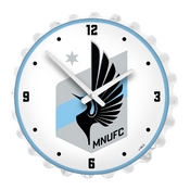 Minnesota United FC: Bottle Cap Lighted Wall Clock, MSMINN-545-01
