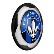 CF MontrÃƒÂ©al: Soccer - Round Slimline Lighted Wall Sign, MSMONT-130-51