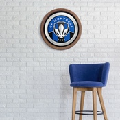 CF Montreal: Barrel Top Framed Mirror Mirrored Wall Sign, FNB-MSMONT-245-01A