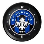 CF MontrÃƒÂ©al: Ribbed Frame Wall Clock, MSMONT-530-01