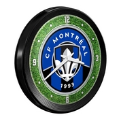 CF MontrÃƒÂ©al: Pitch - Ribbed Frame Wall Clock, MSMONT-530-02