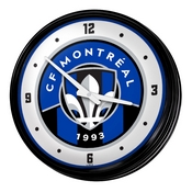 CF Montreal: Retro Lighted Wall Clock, FNB-MSMONT-550-01A