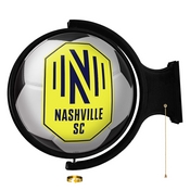Nashville SC: Soccer Ball - Original Round Rotating Lighted Wall Sign, MSNASH-115-51
