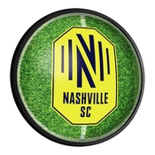 Nashville SC: Pitch - Round Slimline Lighted Wall Sign, MSNASH-130-02
