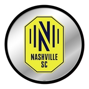 Nashville SC: Modern Disc Mirrored Wall Sign, MSNASH-235-01