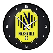 Nashville SC: Modern Disc Wall Clock, MSNASH-510-01