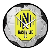 Nashville SC: Soccer Ball - Modern Disc Wall Clock, MSNASH-510-51