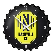 Nashville SC: Bottle Cap Wall Clock, MSNASH-540-01