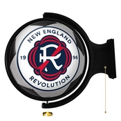 New England Revolution: Soccer Ball - Original Round Rotating Lighted Wall Sign, MSNERV-115-51