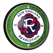 New England Revolution: Pitch - Round Slimline Lighted Wall Sign, MSNERV-130-02
