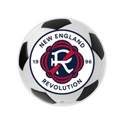 New England Revolution: Soccer Ball - Edge Glow Lighted Wall Sign, MSNERV-150-51