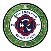 New England Revolution: Pitch - Modern Disc Wall Clock, MSNERV-510-02