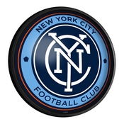 New York City FC: Round Slimline Lighted Wall Sign, MSNYFC-130-01