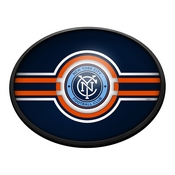 New York City FC: Oval Slimline Lighted Wall Sign, FNB-MSNYFC-140-01A