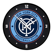 New York City FC: Modern Disc Wall Clock, MSNYFC-510-01