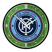 New York City FC: Pitch - Modern Disc Wall Clock, MSNYFC-510-02
