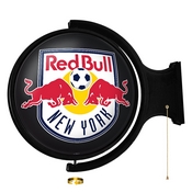 New York Red Bulls: Original Round Rotating Lighted Wall Sign, MSNYRB-115-01