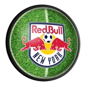 New York Red Bulls: Pitch - Round Slimline Lighted Wall Sign, MSNYRB-130-02
