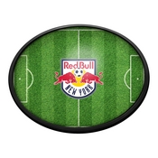New York Red Bulls: Pitch - Oval Slimline Lighted Wall Sign, MSNYRB-140-03