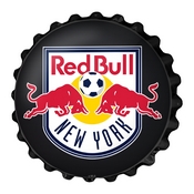 New York Red Bulls: Bottle Cap Wall Sign, MSNYRB-210-01