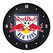 New York Red Bulls: Modern Disc Wall Clock, MSNYRB-510-01