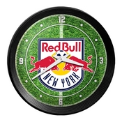 New York Red Bulls: Pitch - Ribbed Frame Wall Clock, MSNYRB-530-02