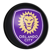 Orlando City: Round Slimline Lighted Wall Sign, MSORLA-130-01