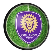 Orlando City: Pitch - Round Slimline Lighted Wall Sign, MSORLA-130-02