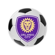 Orlando City: Soccer Ball - Edge Glow Lighted Wall Sign, MSORLA-150-51