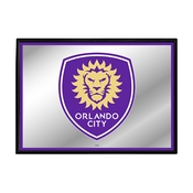 Orlando City: Framed Mirrored Wall Sign, FNB-MSORLA-265-01A
