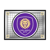 Orlando City: Team Spirit - Framed Mirrored Wall Sign, FNB-MSORLA-265-02