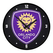 Orlando City: Modern Disc Wall Clock, MSORLA-510-01