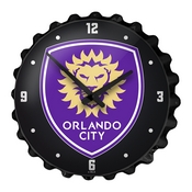 Orlando City: Bottle Cap Wall Clock, MSORLA-540-01