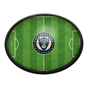 Philadelphia Union: Pitch - Oval Slimline Lighted Wall Sign, MSPHIL-140-03