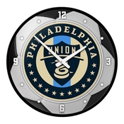 Philadelphia Union: Soccer Ball - Modern Disc Wall Clock, MSPHIL-510-51