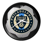 Philadelphia Union: Soccer Ball - Ribbed Frame Wall Clock, MSPHIL-530-51