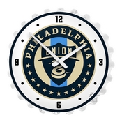 Philadelphia Union: Bottle Cap Lighted Wall Clock, MSPHIL-545-01