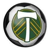 Portland Timbers: Soccer - Round Slimline Lighted Wall Sign, MSPORT-130-51