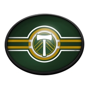 Portland Timbers: Oval Slimline Lighted Wall Sign, FNB-MSPORT-140-01A